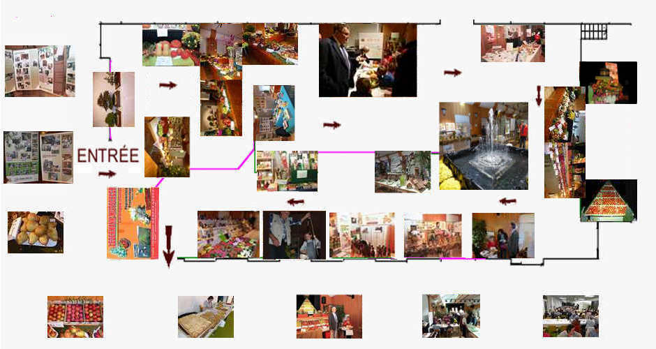 Plan de l'expo - fte de la pomme